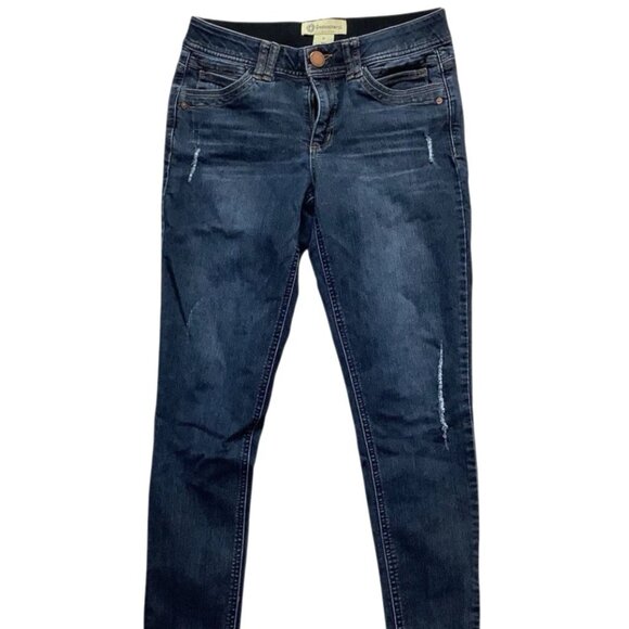 Democracy Ab Technology Jeans Womens Size 6 Blue Skinny Ankle Stretch Mid-Rise - Picture 1 of 10